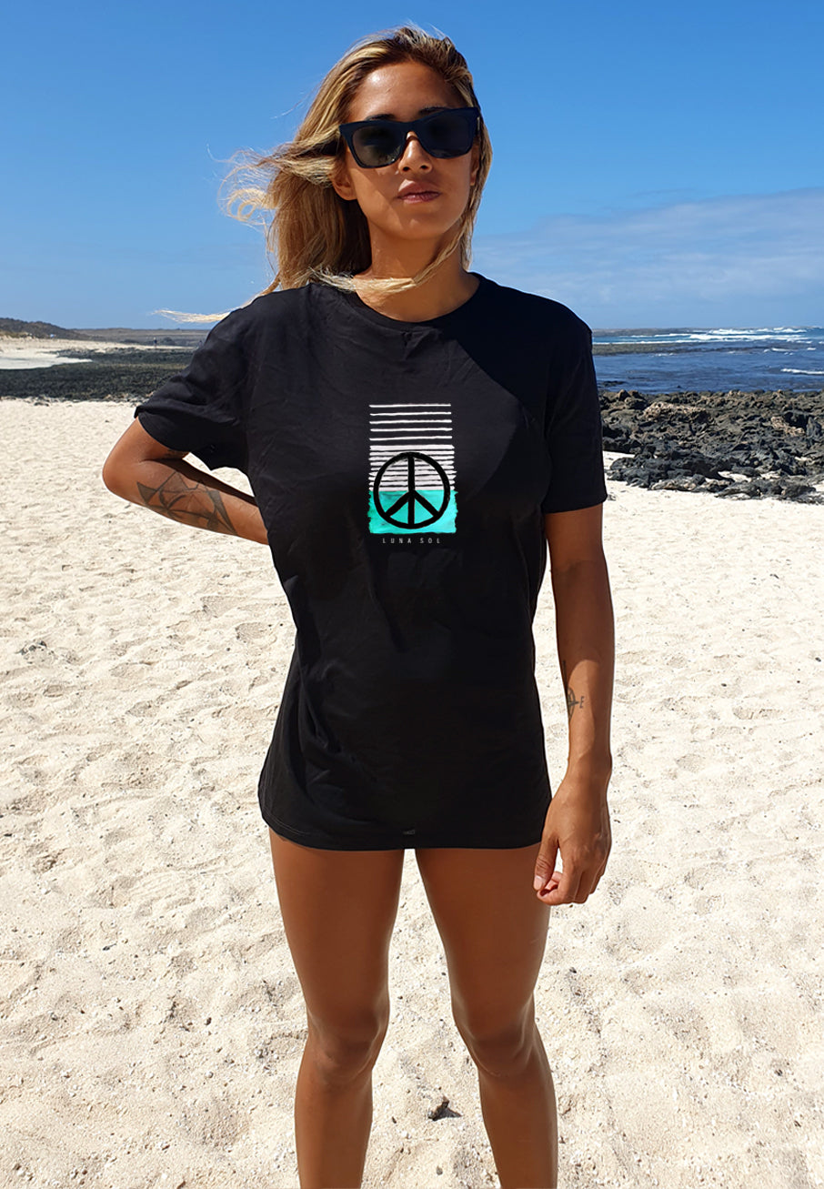 REPOSE T-SHIRT BLACK WOMENS