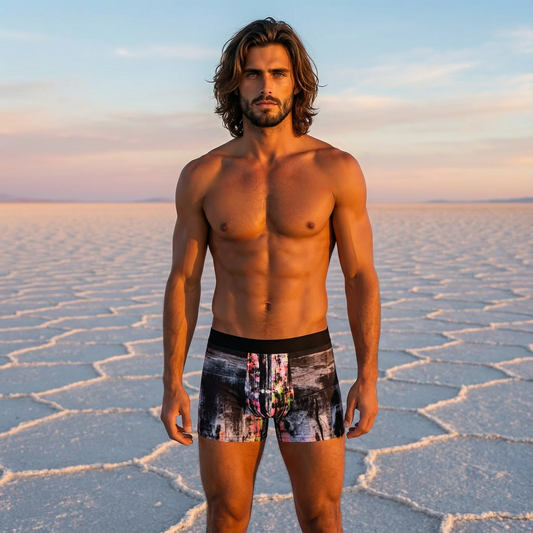 NEW BLACK RAIN BOXER BRIEFS