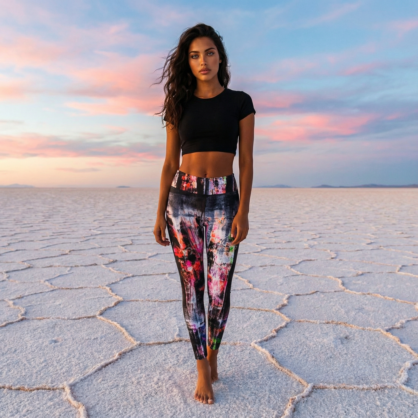 BLACK RAIN Yoga Leggings