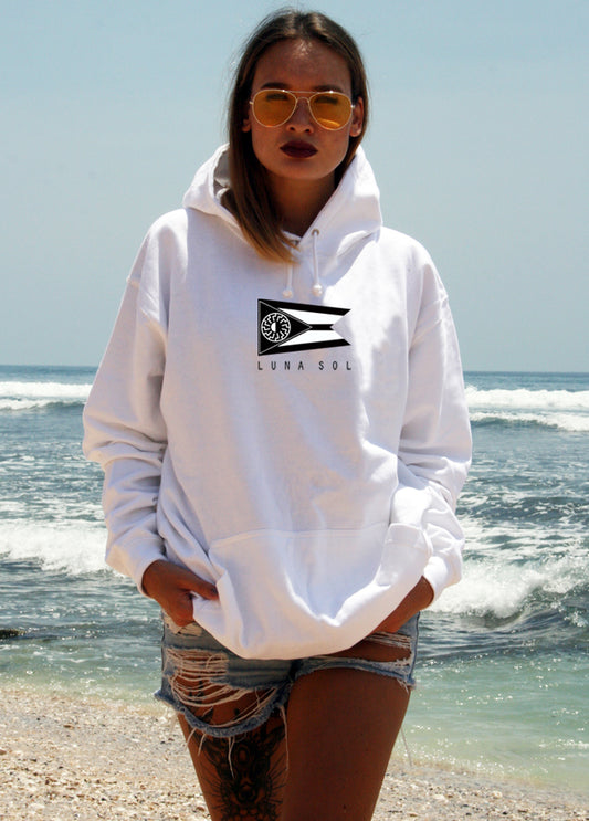WOMENS BLACK LUNA SOL HOODIE