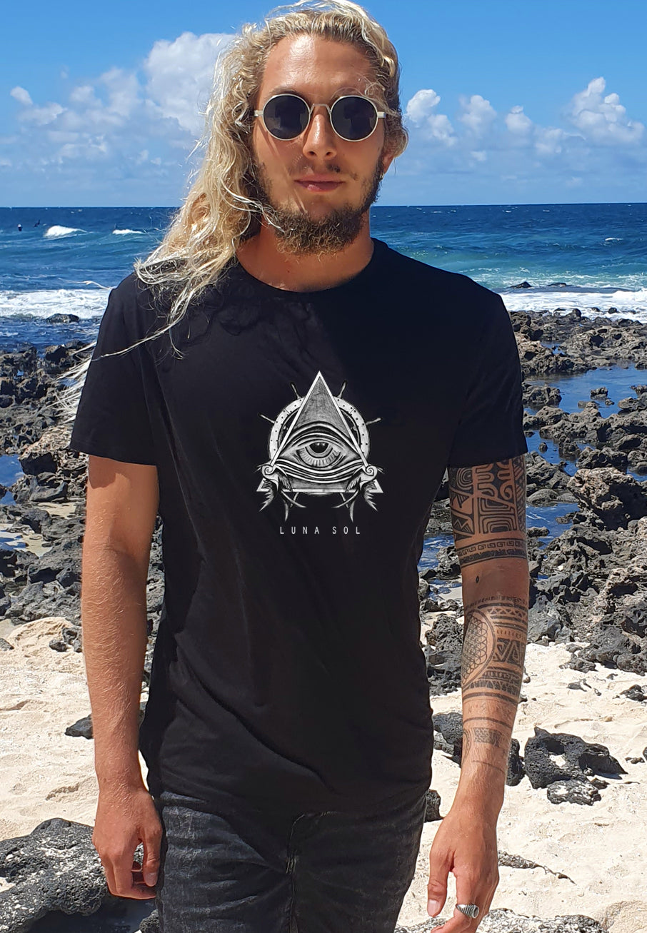 LIFE T-SHIRT BLACK MENS